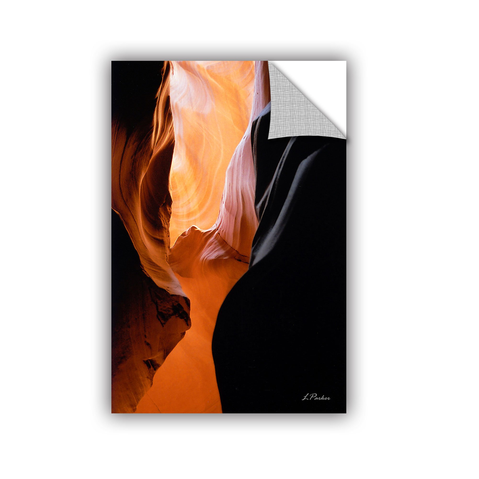Amazon｜ArtWall Linda Parker's Slot Canyon VII Appeelz 取り外し